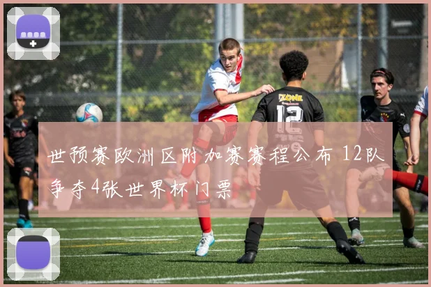 世预赛欧洲区附加赛赛程公布 12队争夺4张世界杯门票